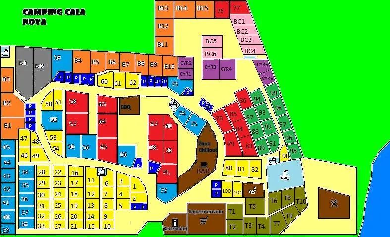 Camping Cala Nova Es Cana Campingplads